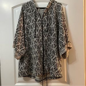 Free People hooded cardigan